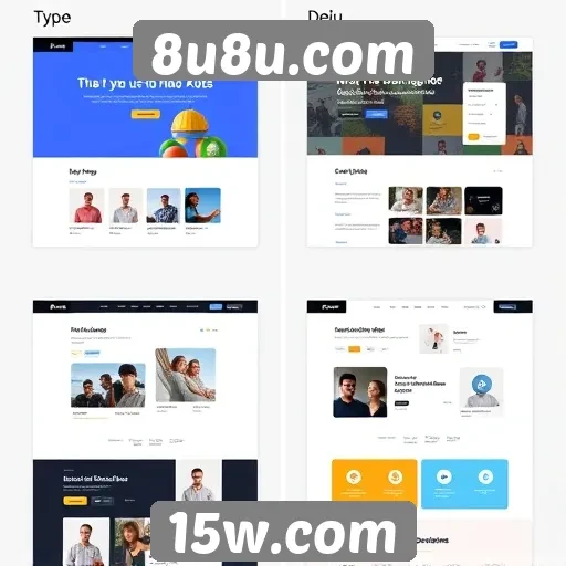 Evolução do design da plataforma 8u8u.com
